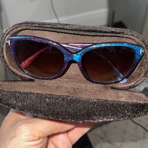 Tom Ford Sunglasses Blue/ Purple / Brown Gradient